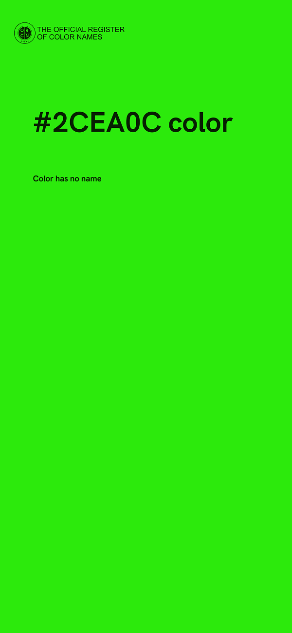 #2CEA0C color image