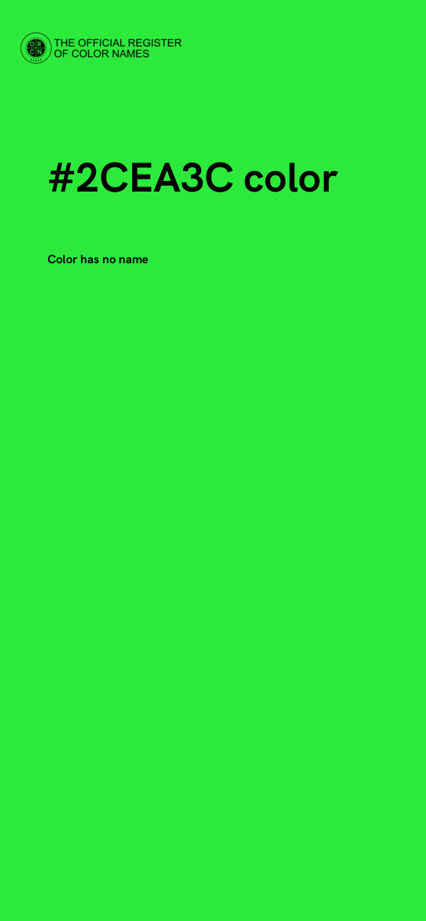 #2CEA3C color image