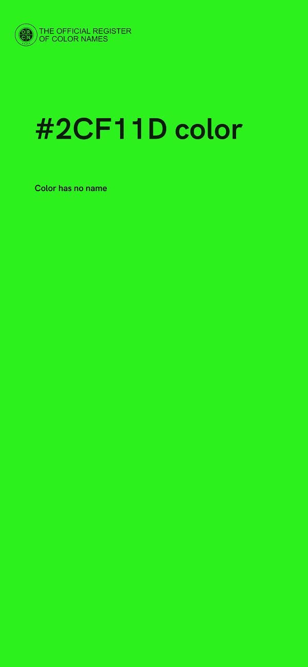 #2CF11D color image