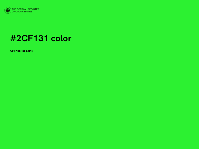 #2CF131 color image