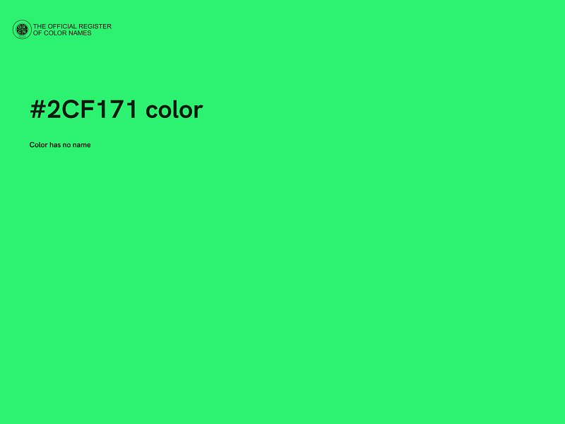 #2CF171 color image