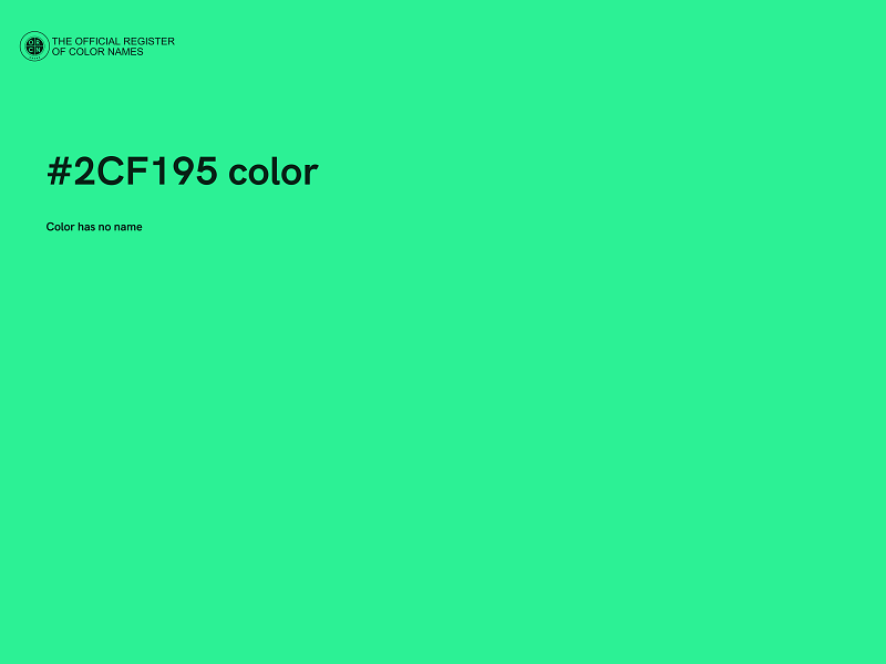 #2CF195 color image