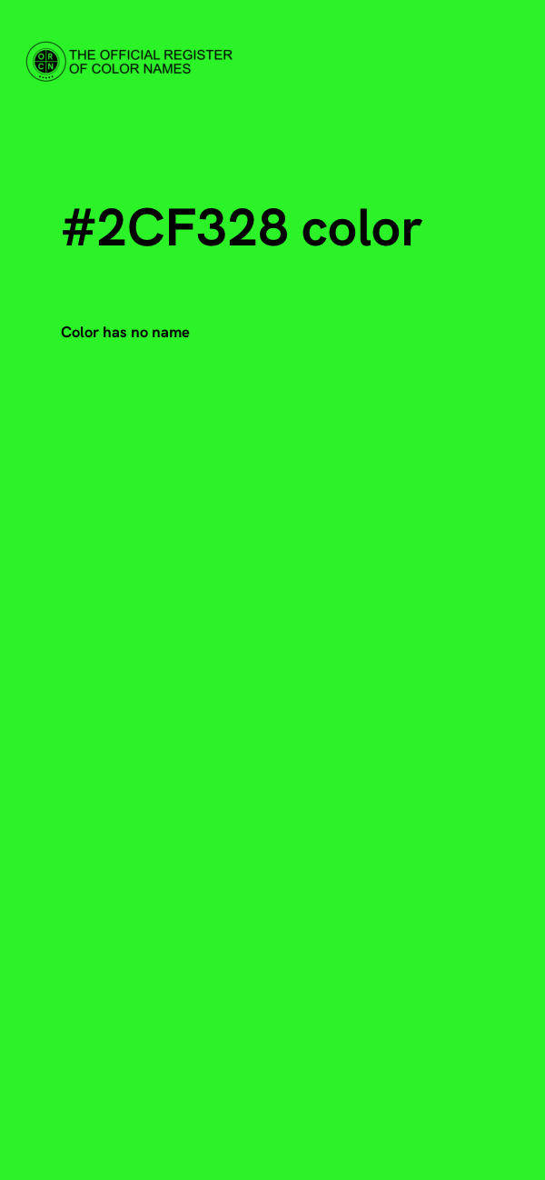 #2CF328 color image