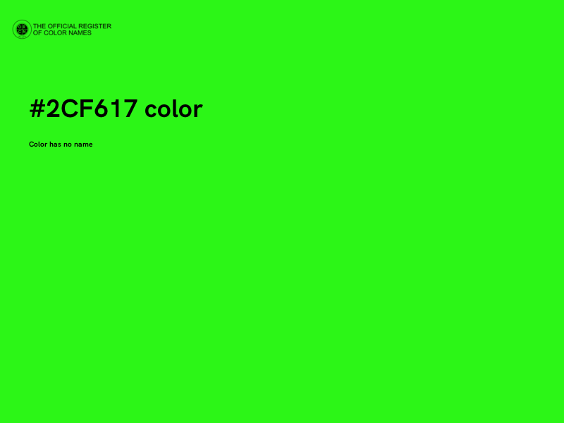 #2CF617 color image