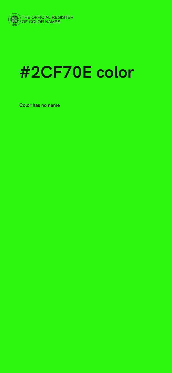 #2CF70E color image