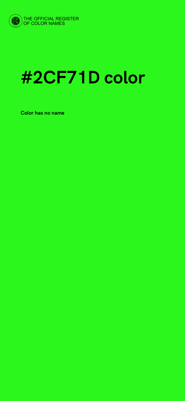 #2CF71D color image