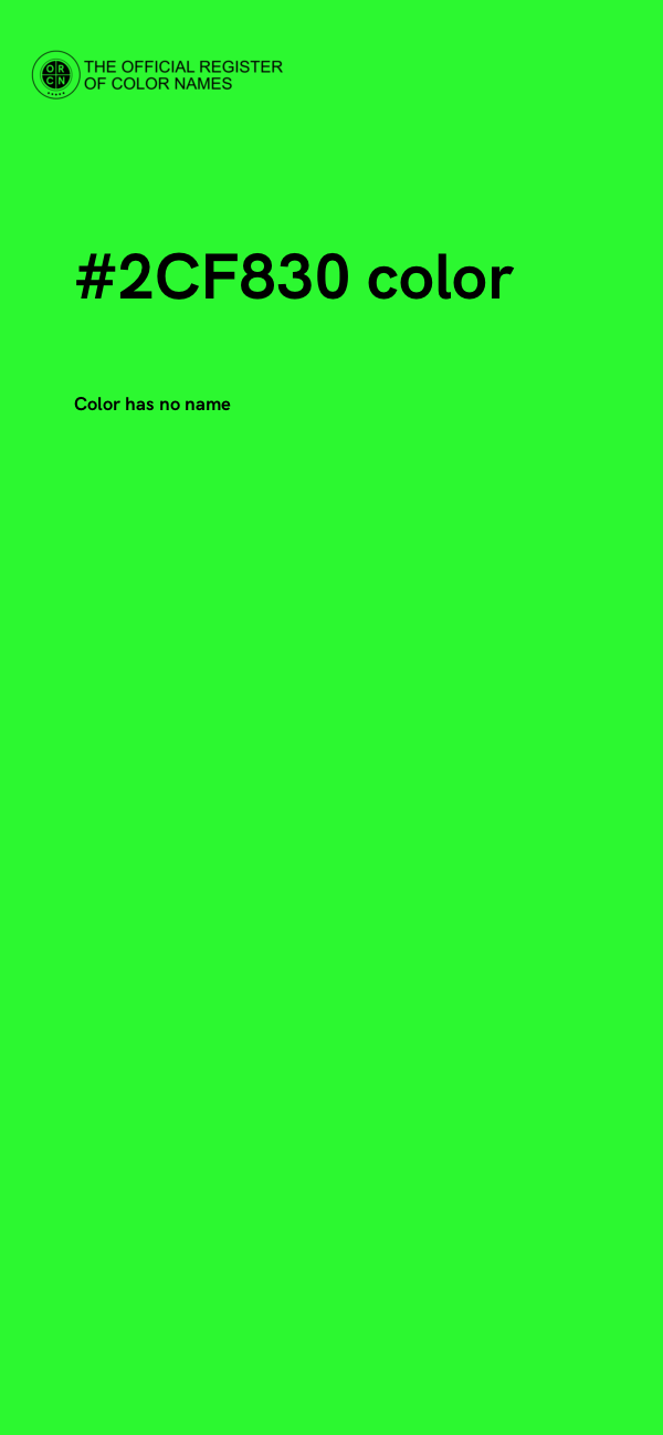 #2CF830 color image