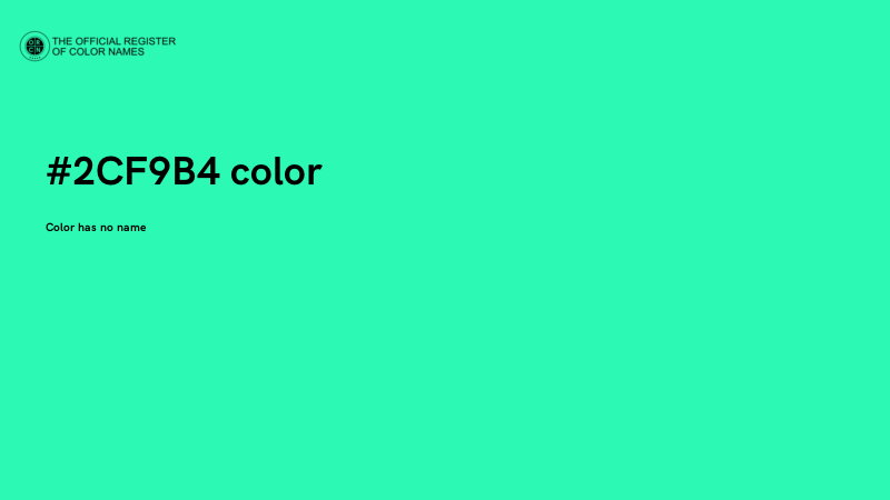 #2CF9B4 color image