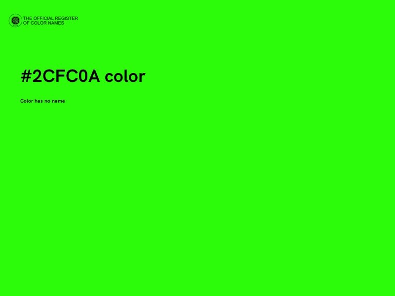 #2CFC0A color image