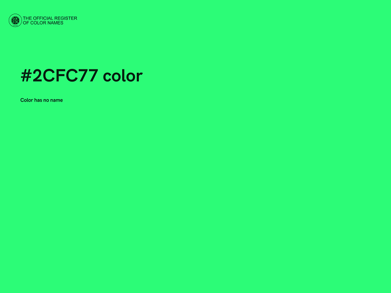 #2CFC77 color image