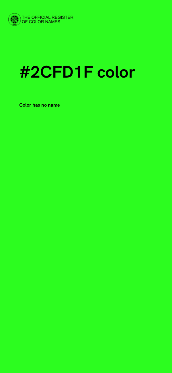 #2CFD1F color image