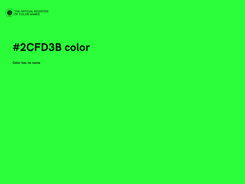 #2CFD3B color image