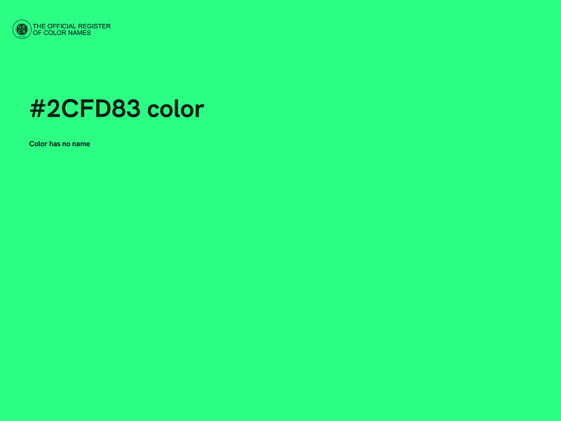 #2CFD83 color image