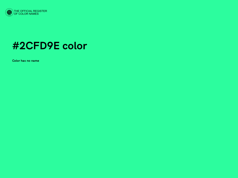 #2CFD9E color image