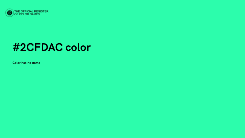 #2CFDAC color image