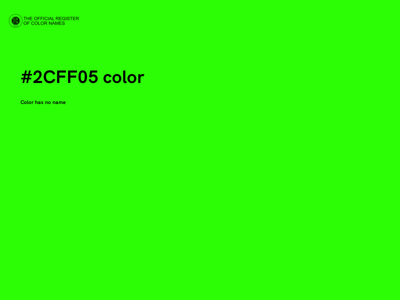 #2CFF05 color image