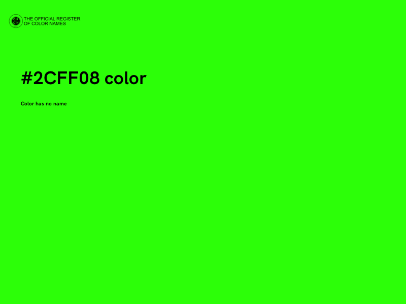 #2CFF08 color image