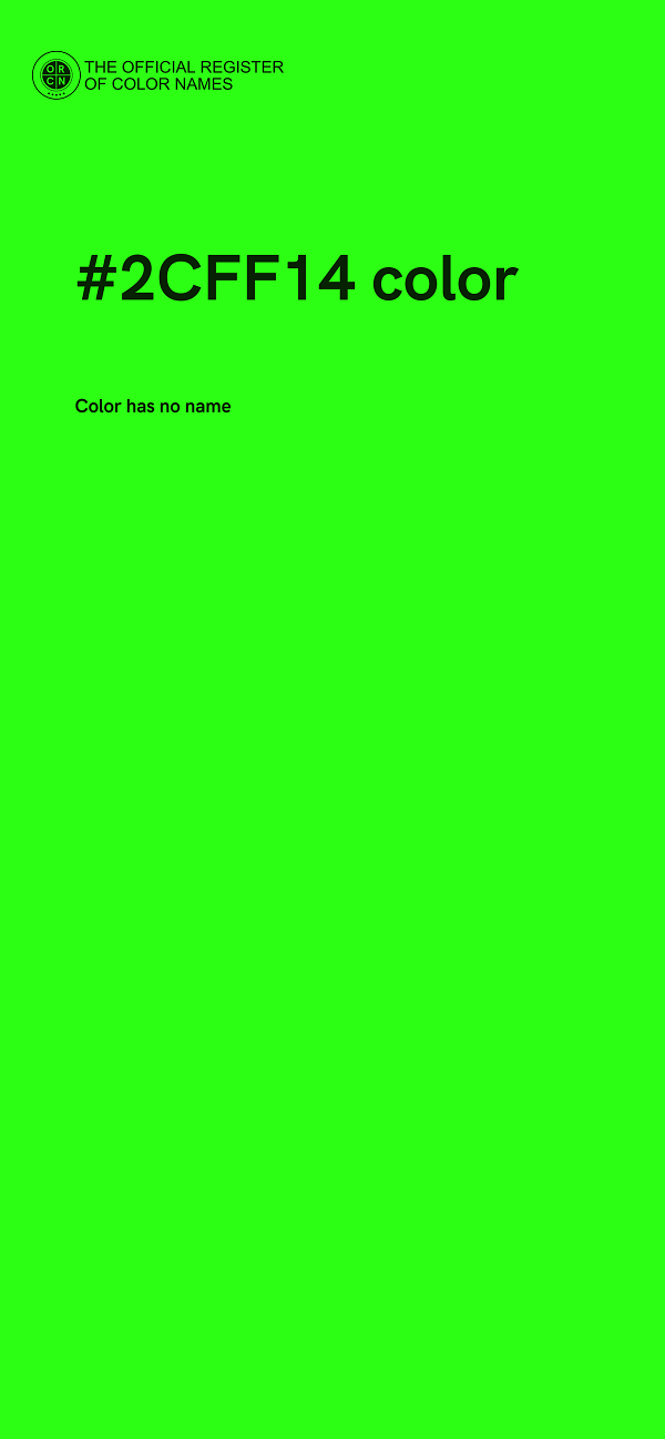 #2CFF14 color image