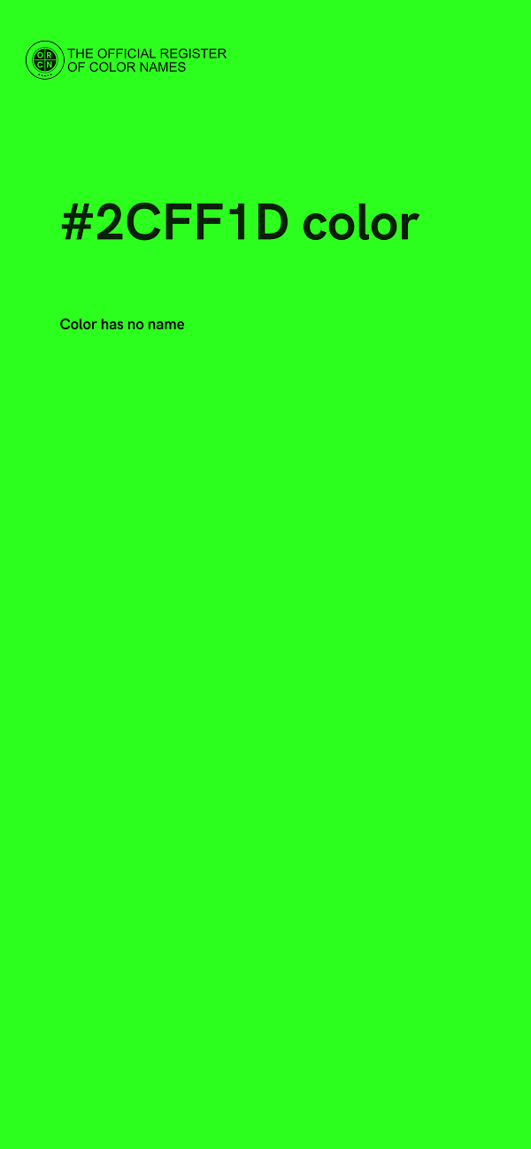 #2CFF1D color image
