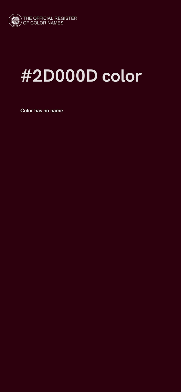 #2D000D color image