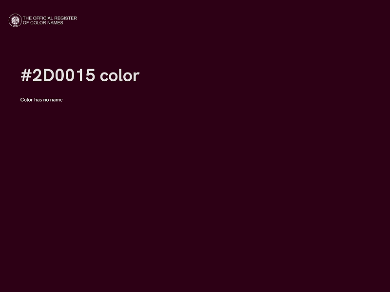 #2D0015 color image