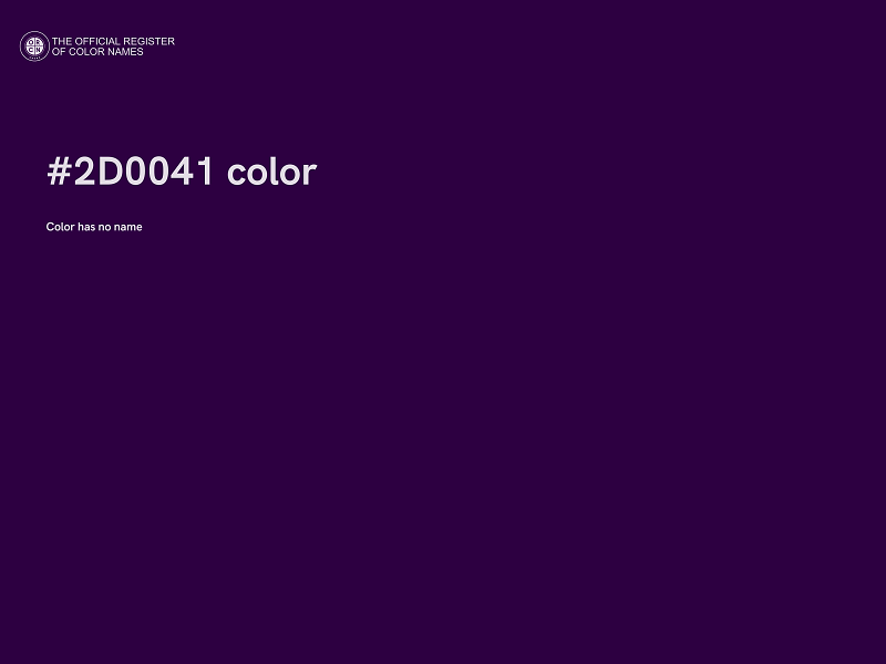 #2D0041 color image