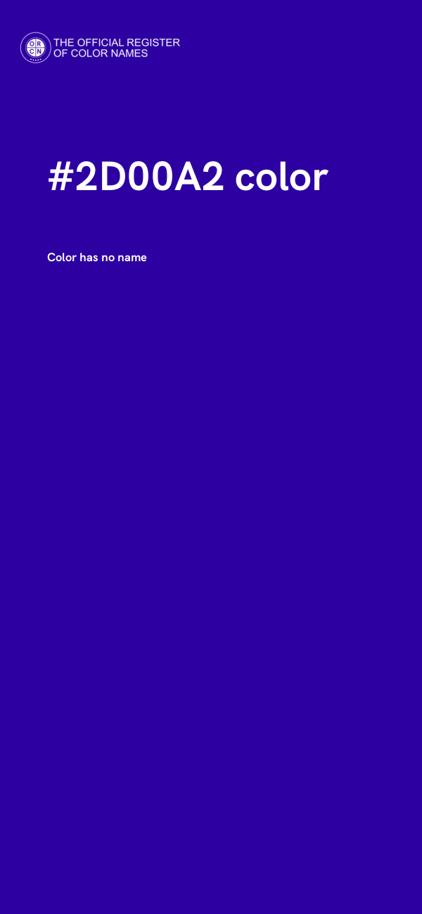 #2D00A2 color image