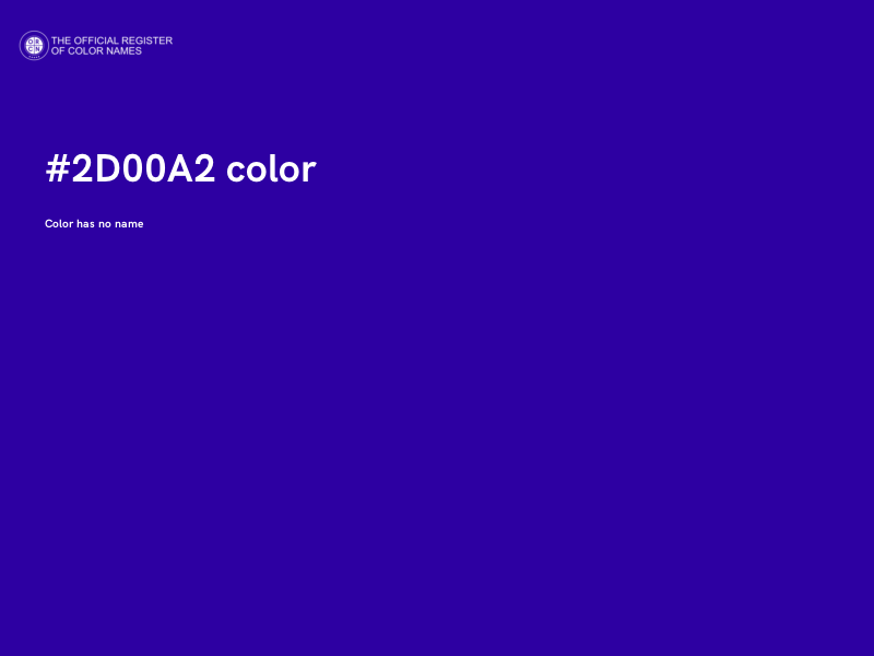 #2D00A2 color image