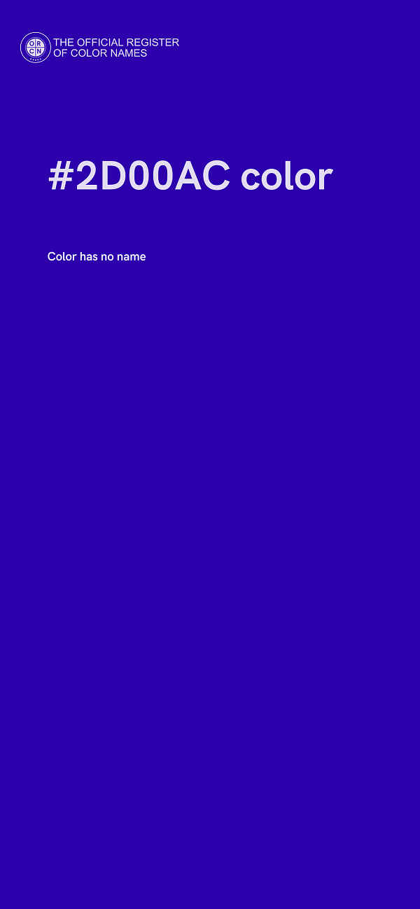 #2D00AC color image