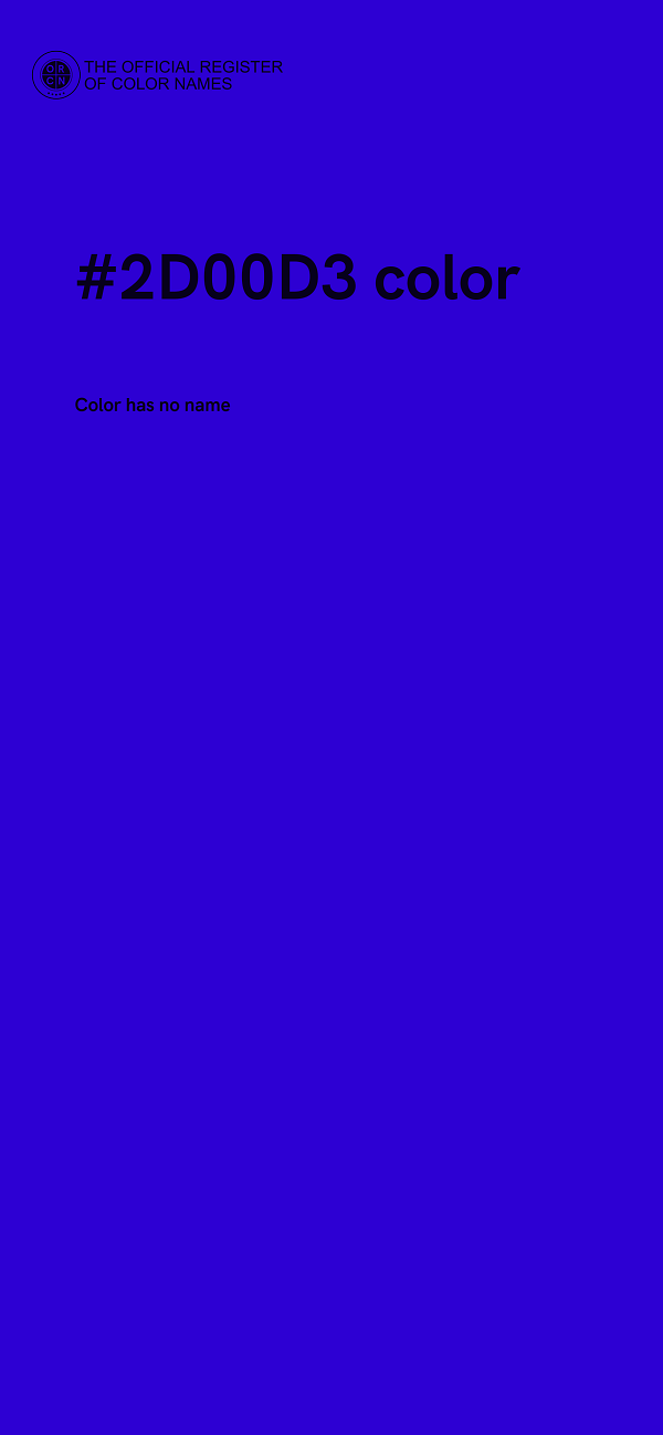 #2D00D3 color image