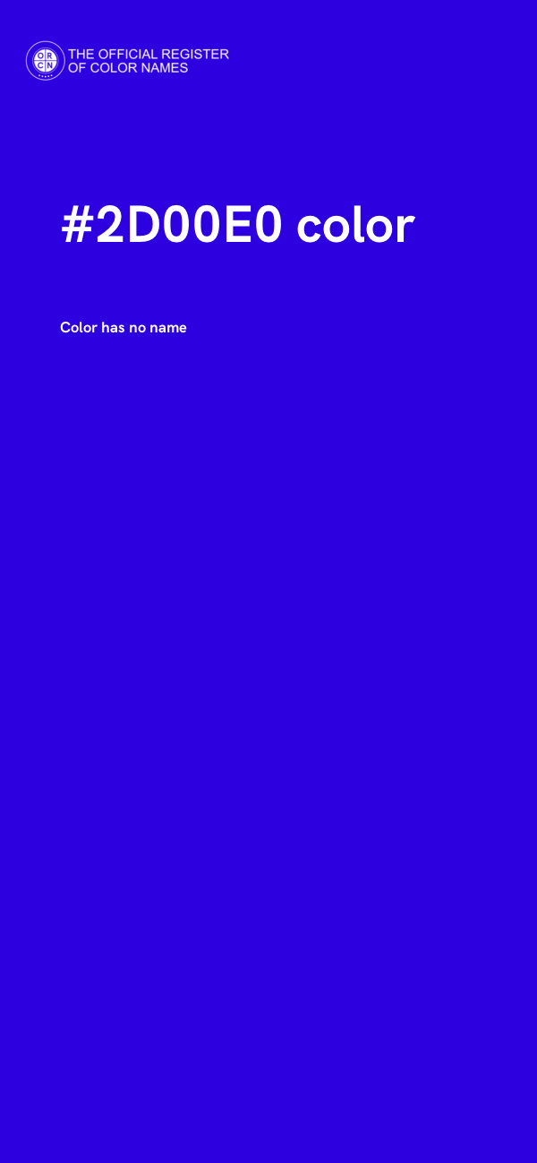 #2D00E0 color image