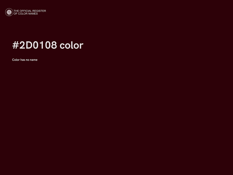 #2D0108 color image