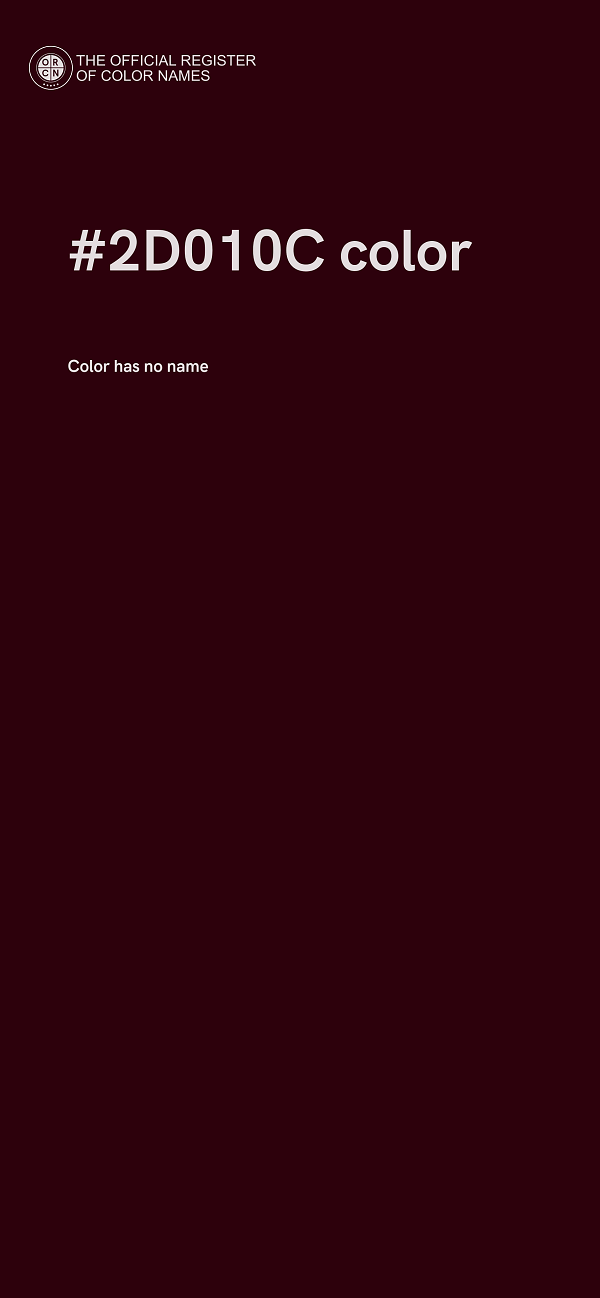#2D010C color image
