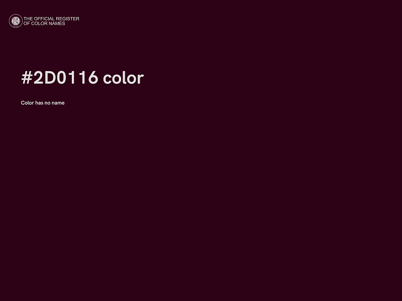 #2D0116 color image