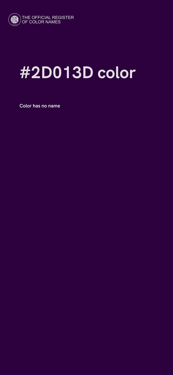 #2D013D color image