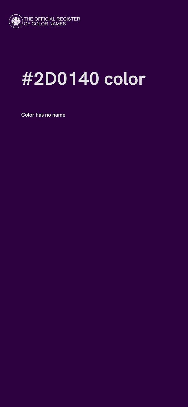 #2D0140 color image