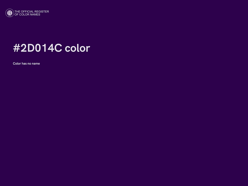 #2D014C color image