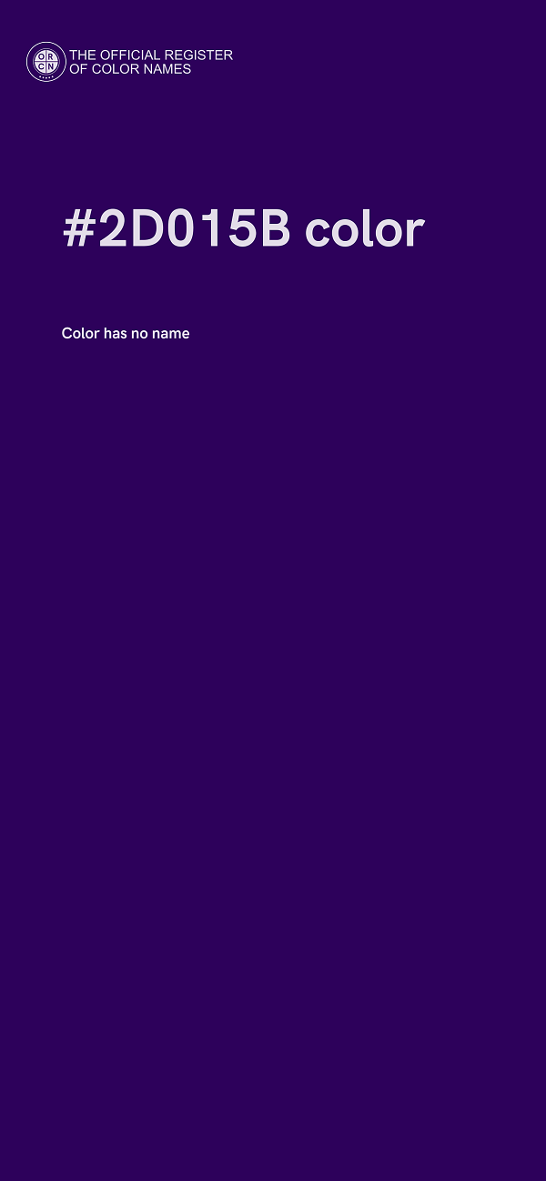 #2D015B color image