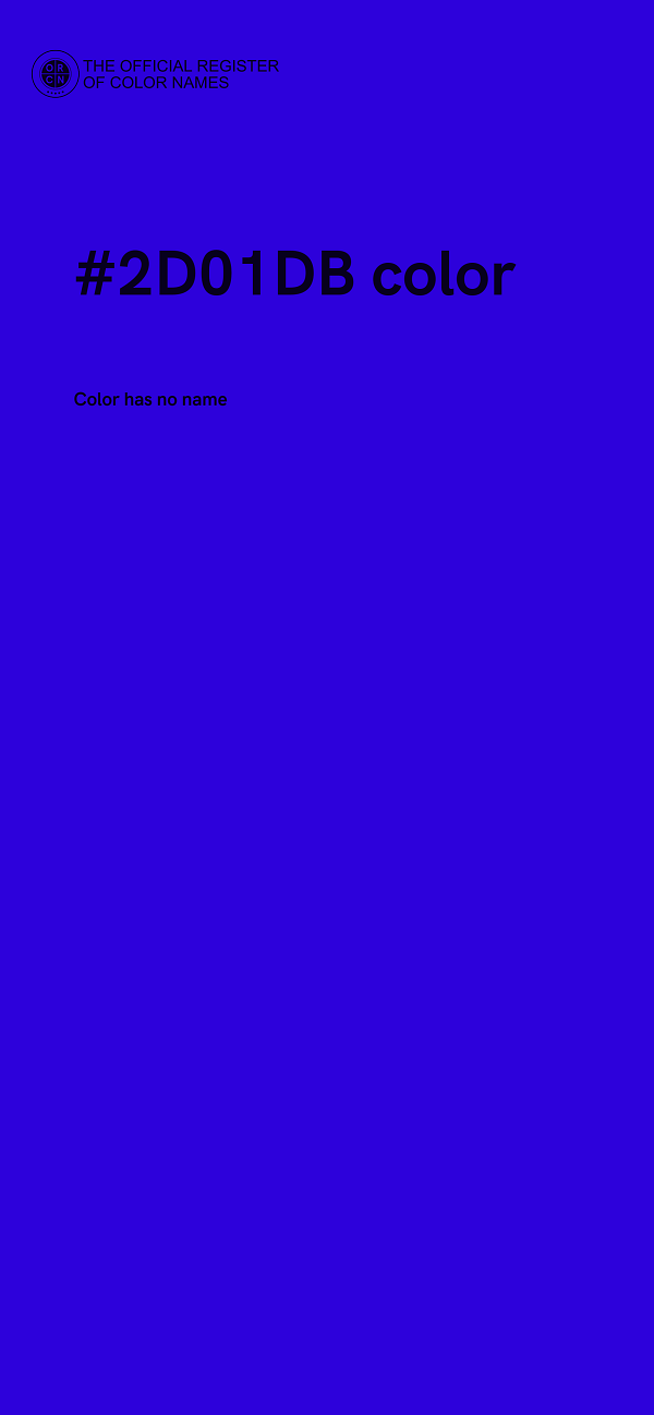 #2D01DB color image