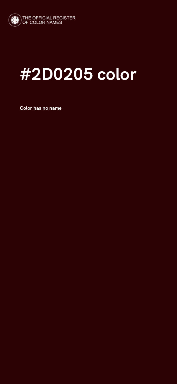 #2D0205 color image
