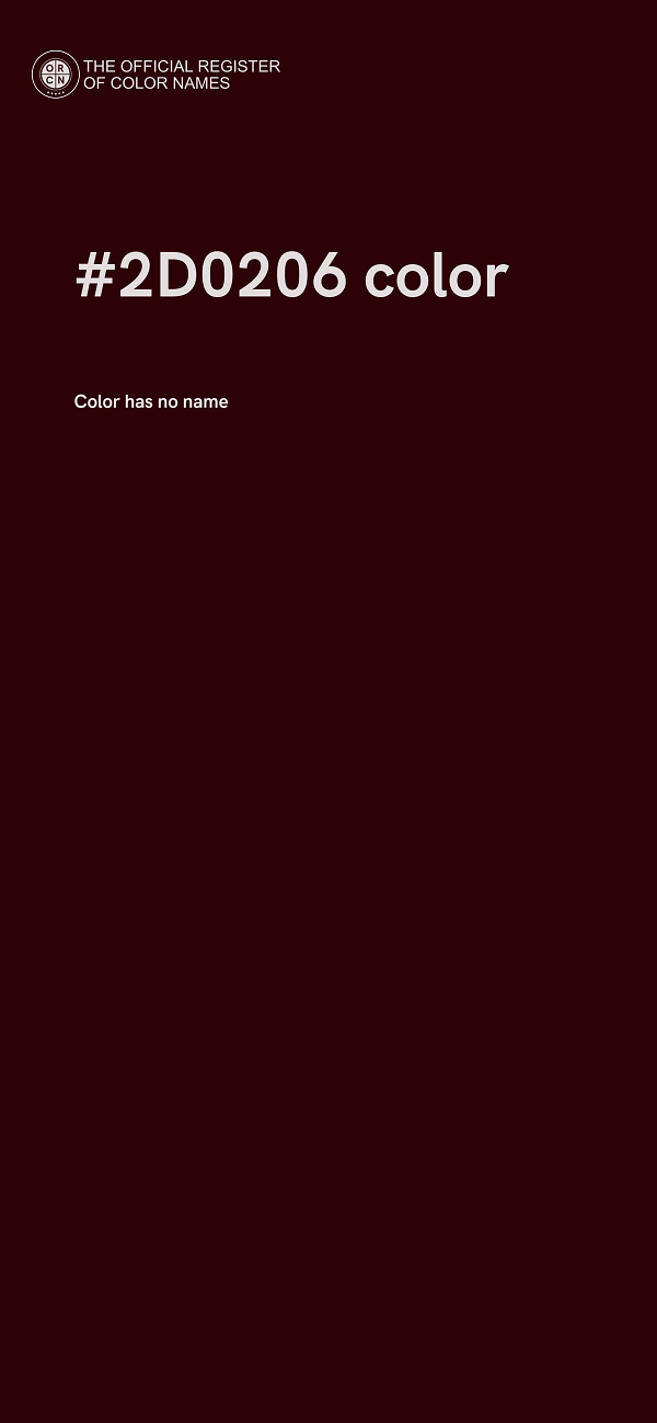 #2D0206 color image