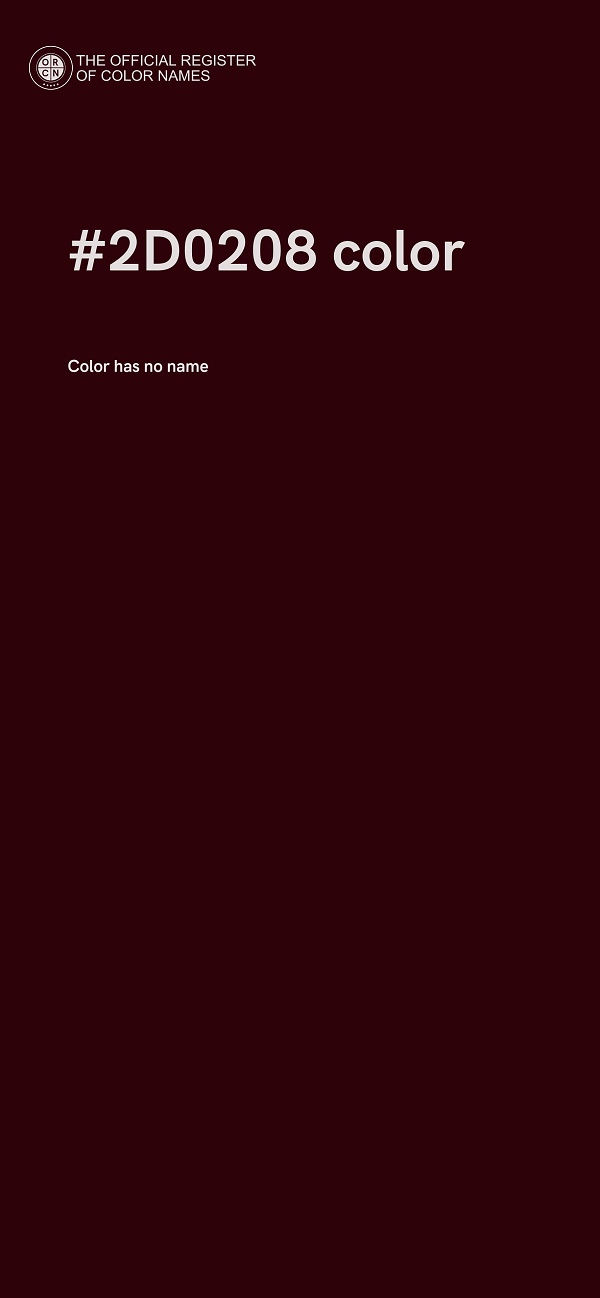 #2D0208 color image