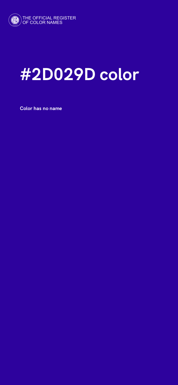 #2D029D color image