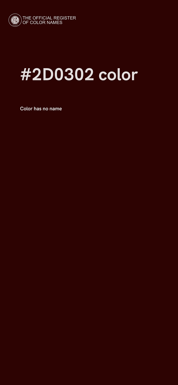#2D0302 color image