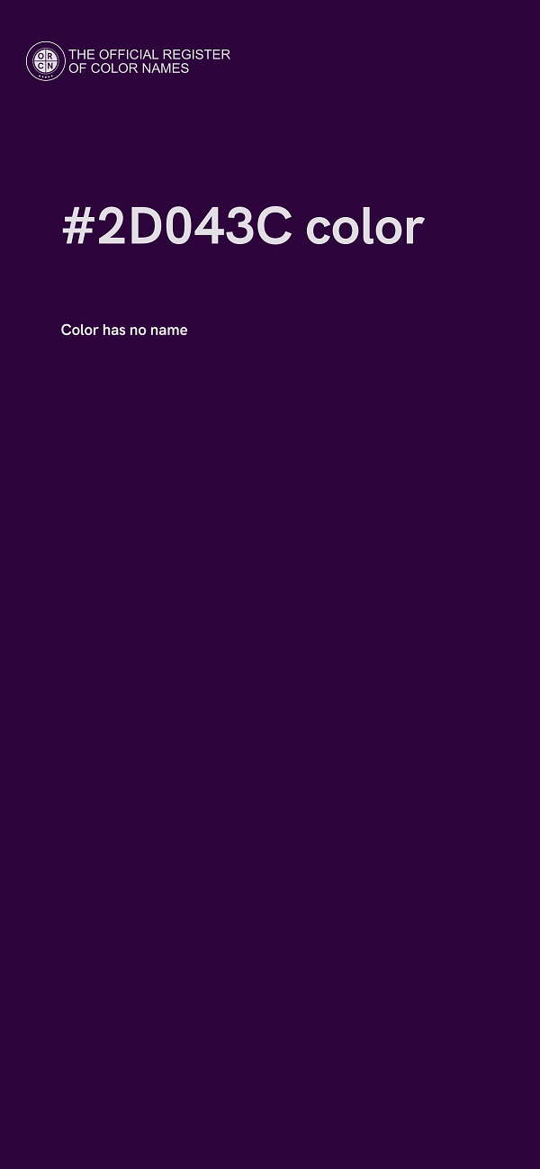 #2D043C color image