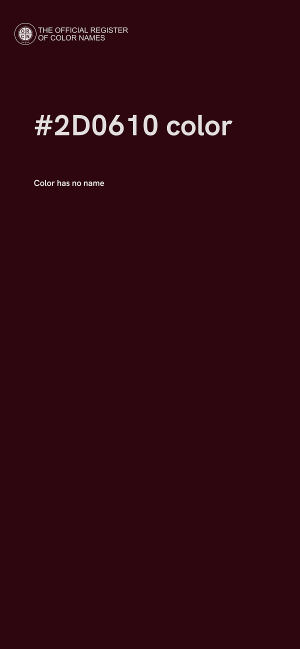 #2D0610 color image