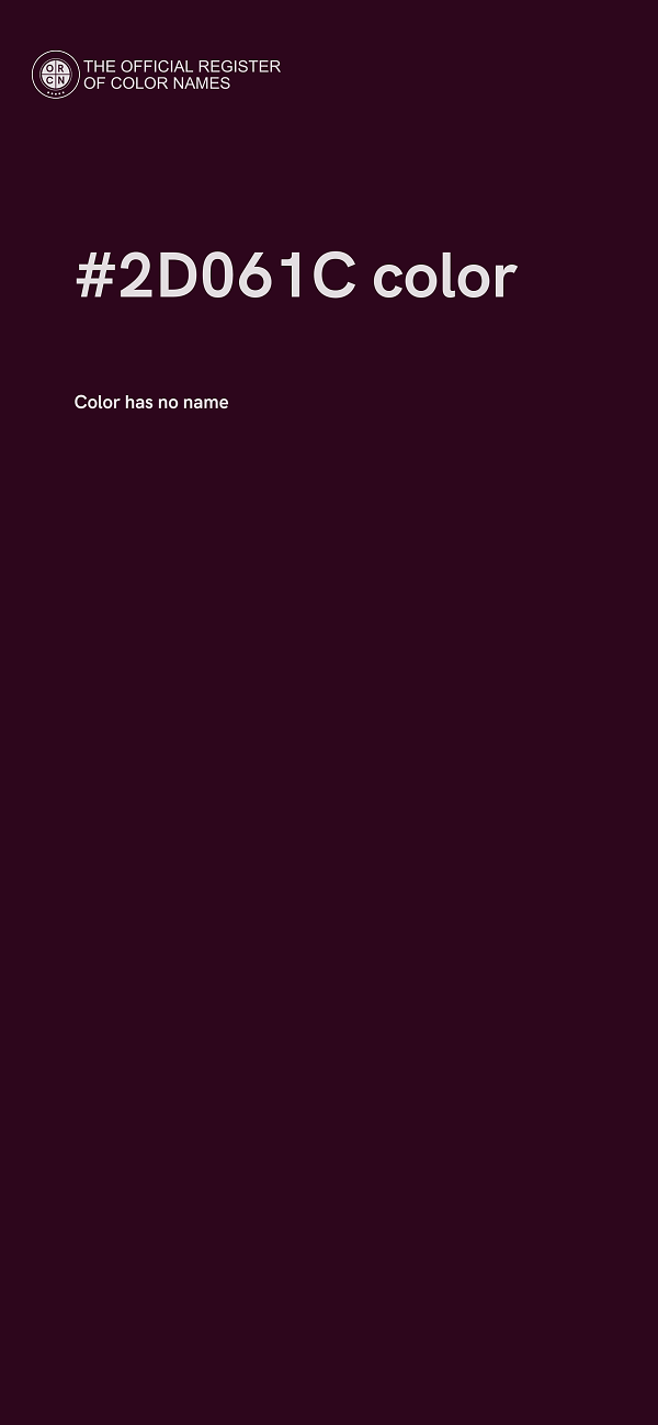 #2D061C color image