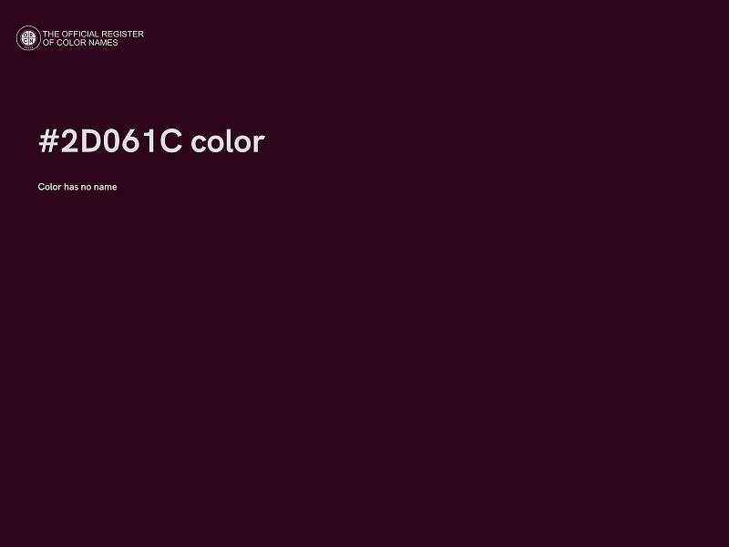 #2D061C color image