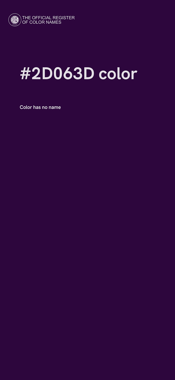 #2D063D color image