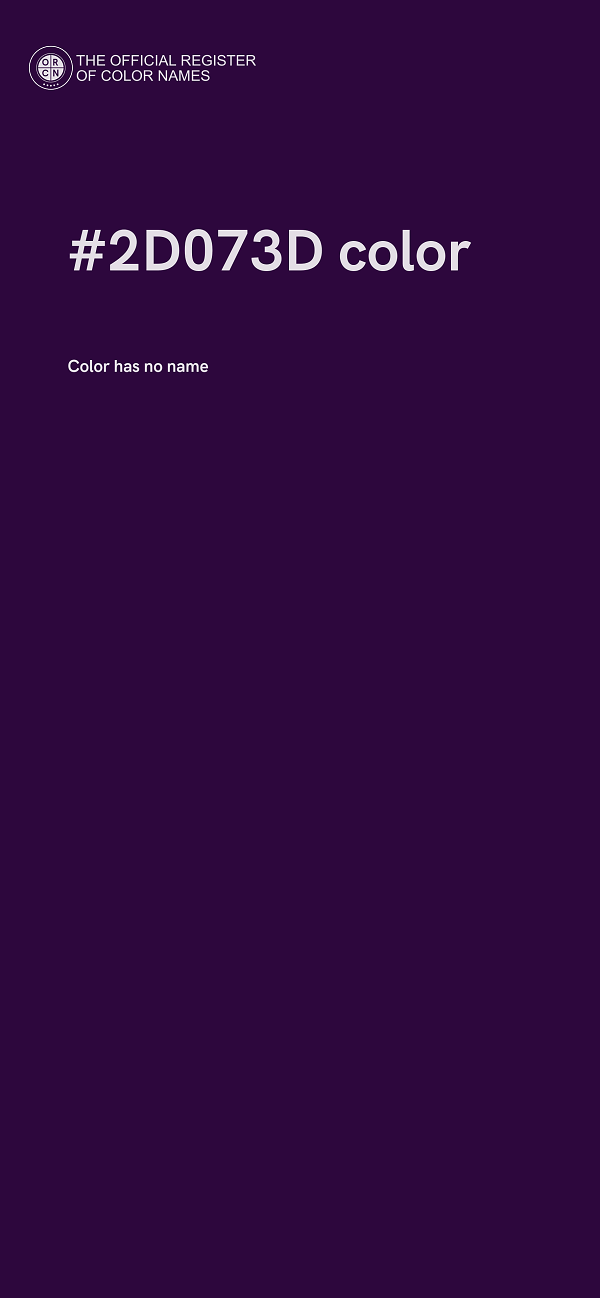 #2D073D color image